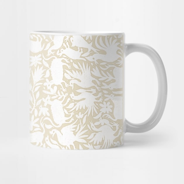 Otomi Mexican Design White by otomi